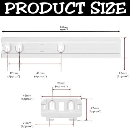 IBBAH Pack of 4 Integrated Fridge Door Sliders