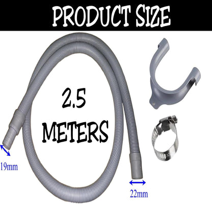 IBBAH Universal 2.5m Flexible Replacement Hose with Connector
